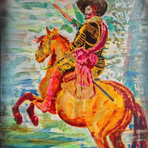 Gaspar de Guzmán on horseback (after Velázquez)